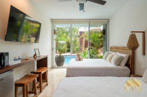 NHOA 107C Lux 1BR Condo Pool access in Aldea Zama